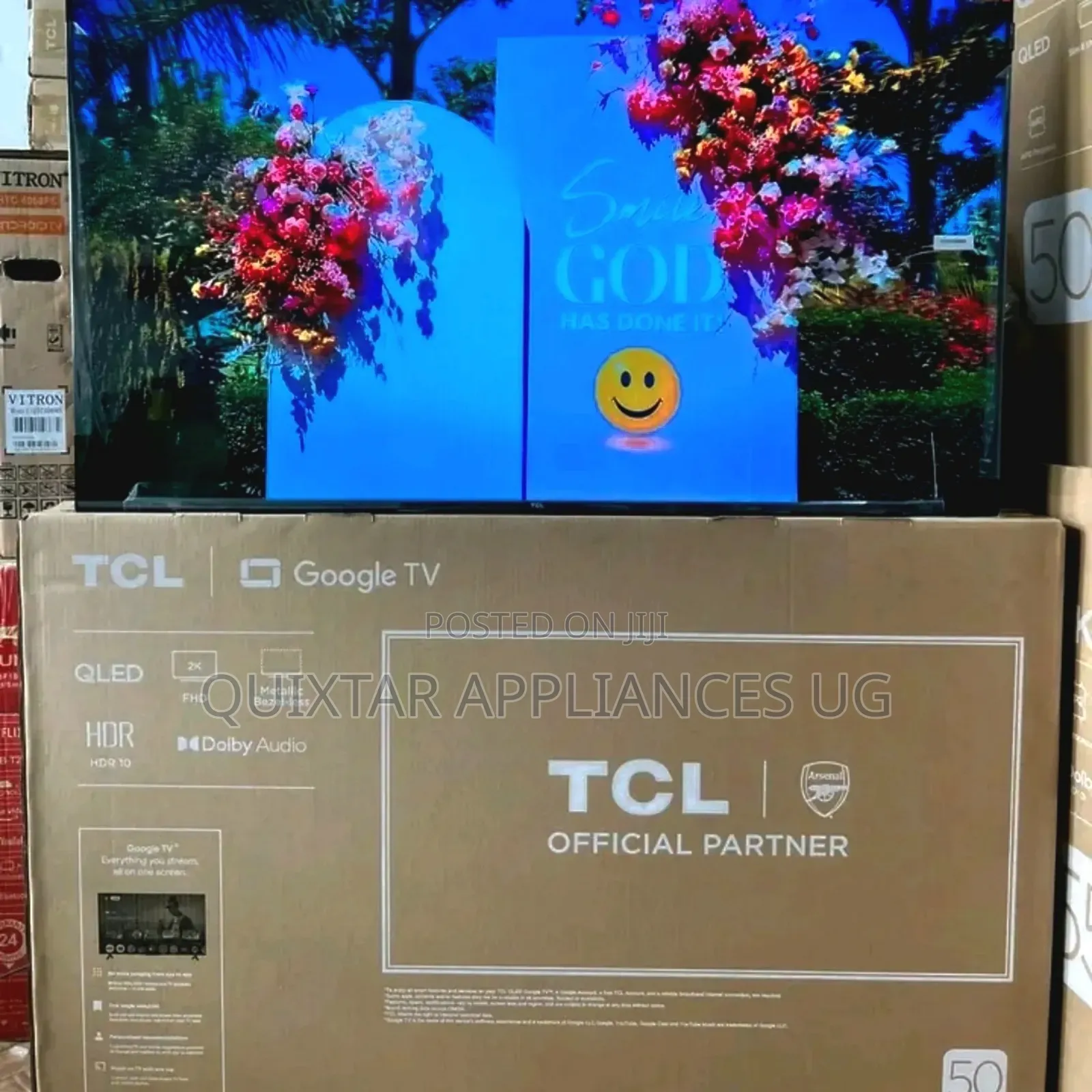 TCL 50" Qled HDR Smart Google Tv | Bluetooth | Free to Air Channels