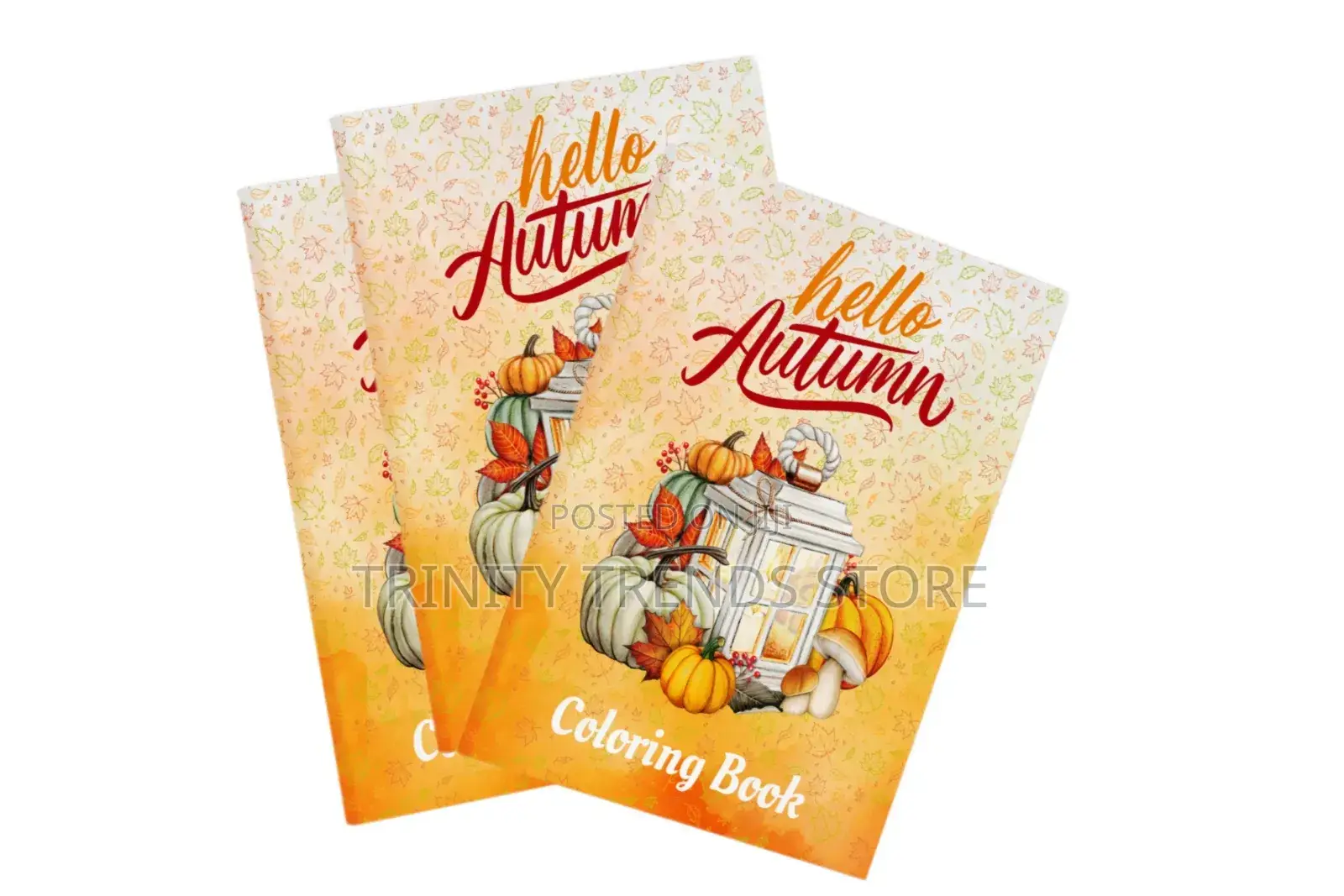 Autumn Coloring Book for Adults and Kids