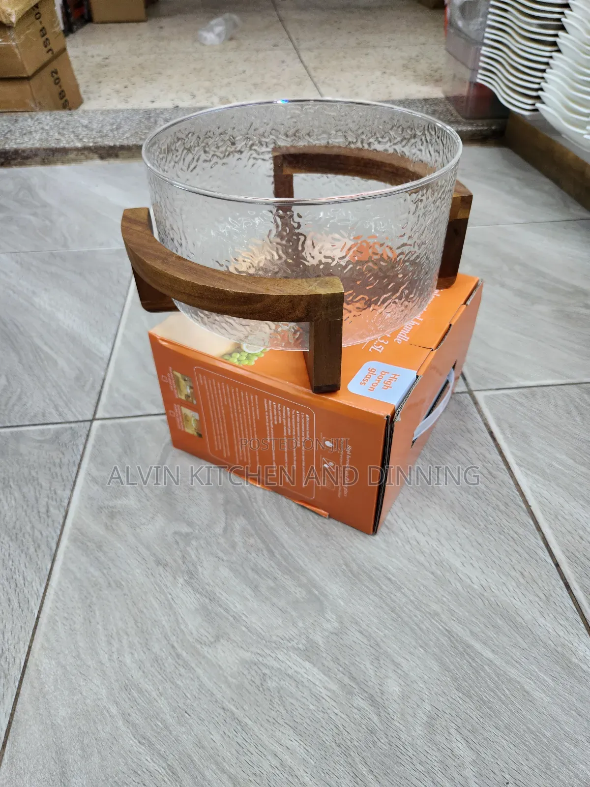 Glass Salad Bowl for Pasta,Fruit,Mixing Salad,Popcorn,Chip.