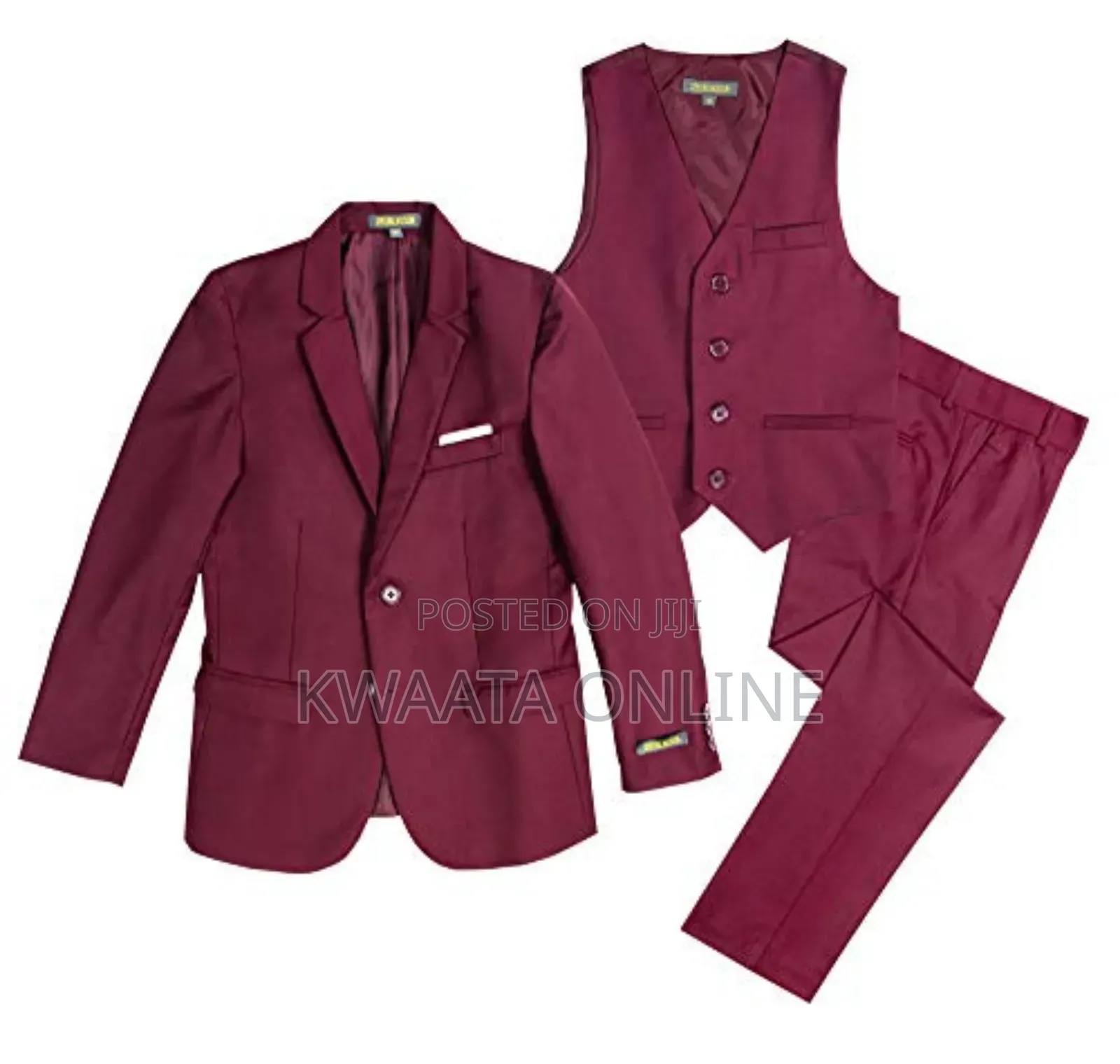 Boys' Slim Fit Suit 3-Piece Set, Complete, 38 to 64
