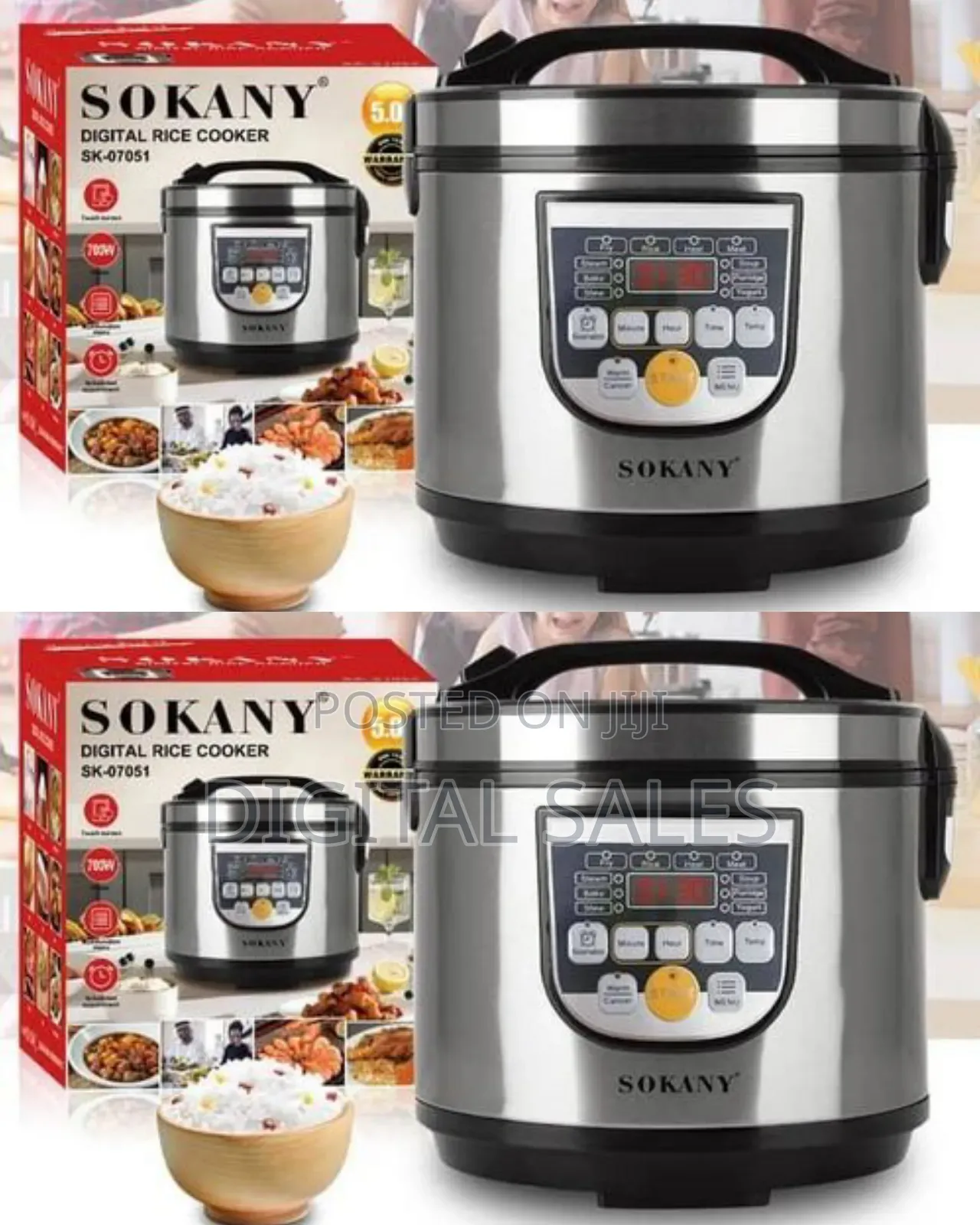 Sokany 5l Micro Computer Controlled Automatic Smart Electric Digital
