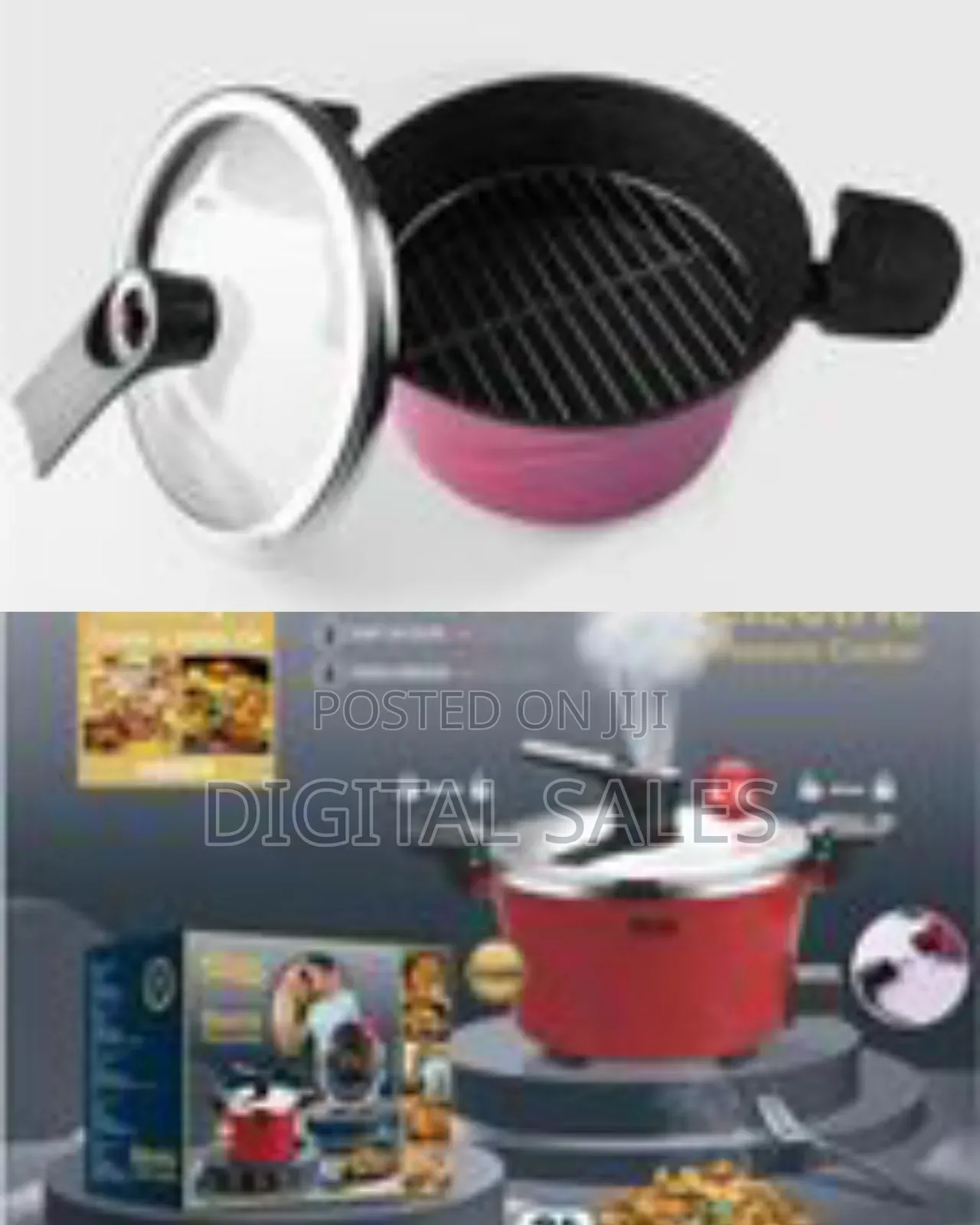 DSP 4.5 Litres Electric Non-Stick Pressure Cooker Soup Pot Boiler Food