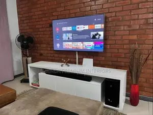 Tv Stand/Tv Stand Tv/Tv Standz/Tv Stands/White Finish