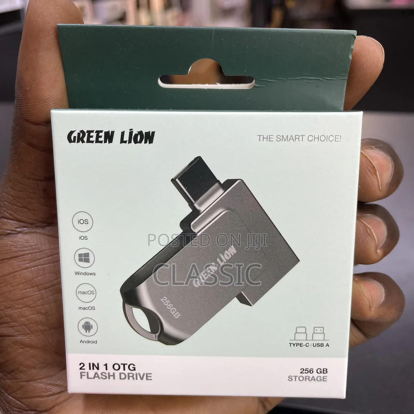 Green Lion 2-in-1 Otg Usb-C Flash Drive 128gb (Usb 3.0)