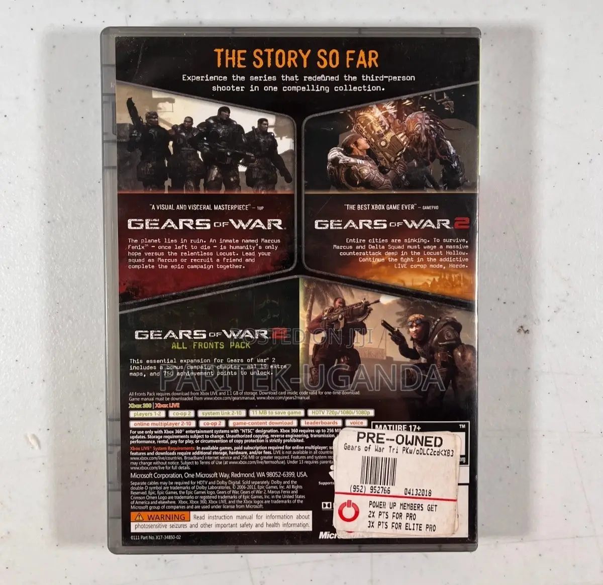 Gears of War Xbox 360 Used