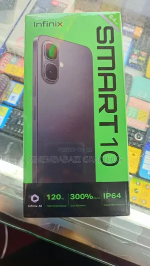 New Infinix Smart 10 128 GB Black