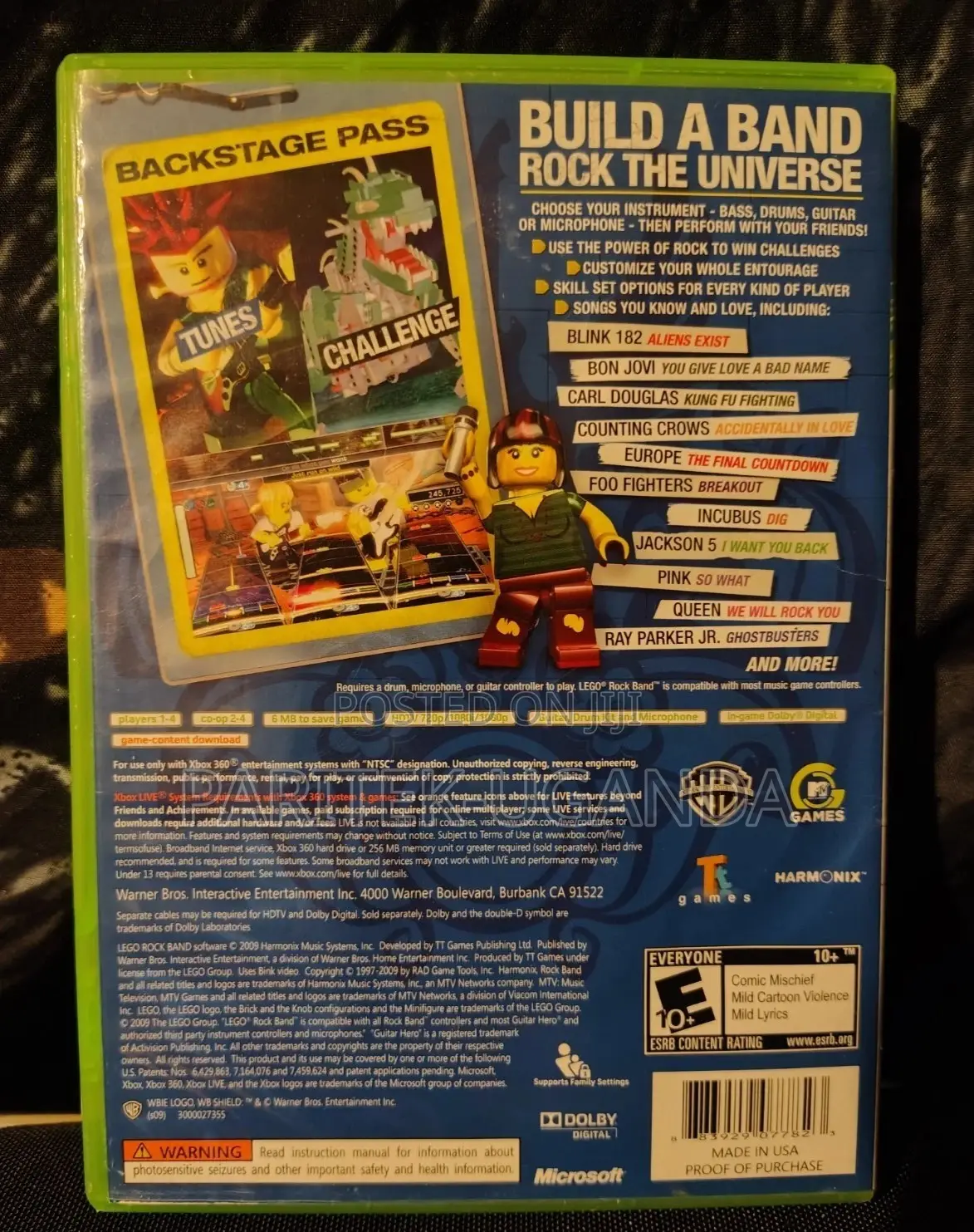 Lego Rockband Xbox 360 Used