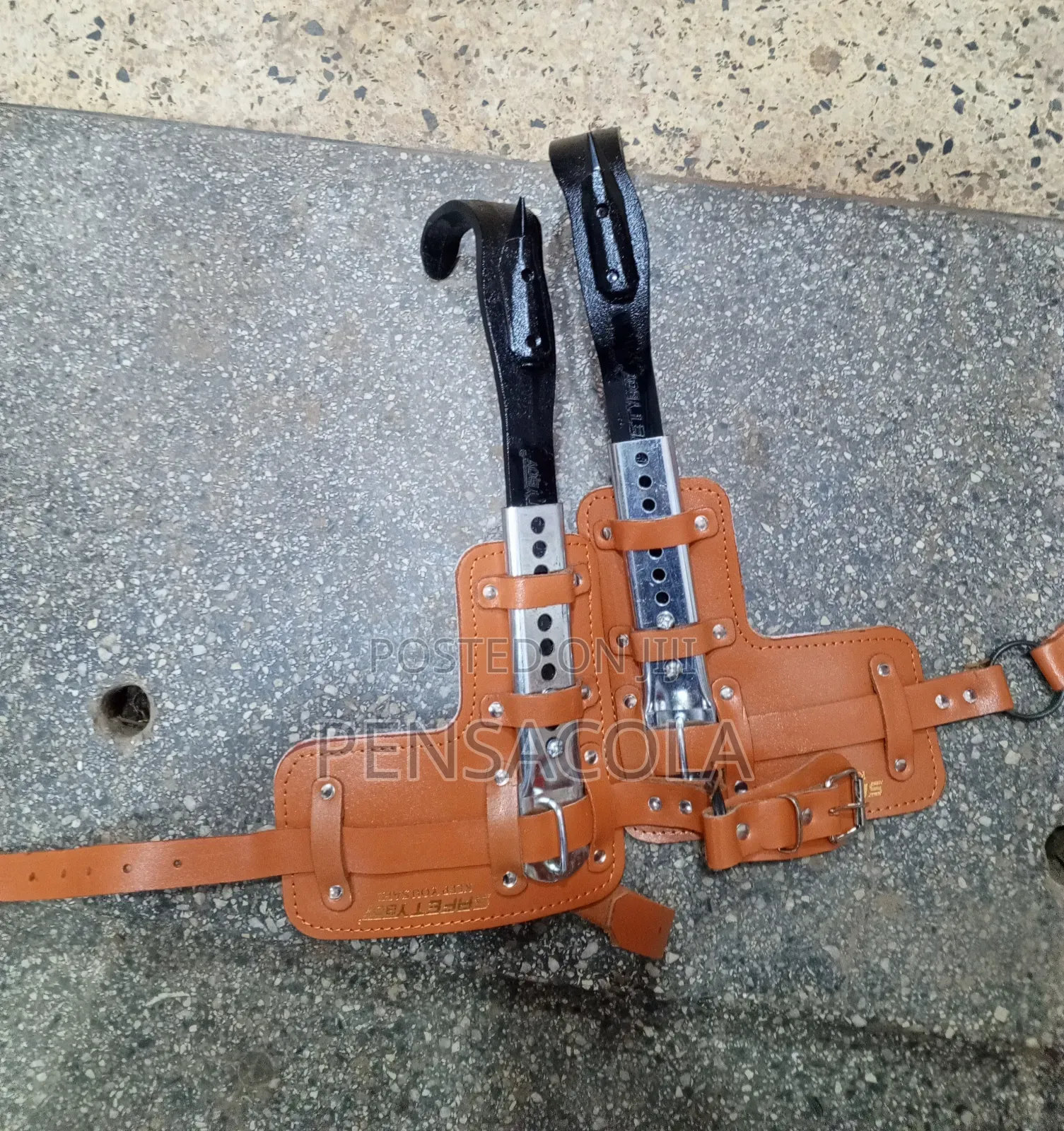 Pole Climbers With Heavy Duty Belt