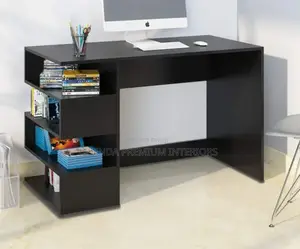 Modern Office Desk With Bookshelf – Study Reading Table