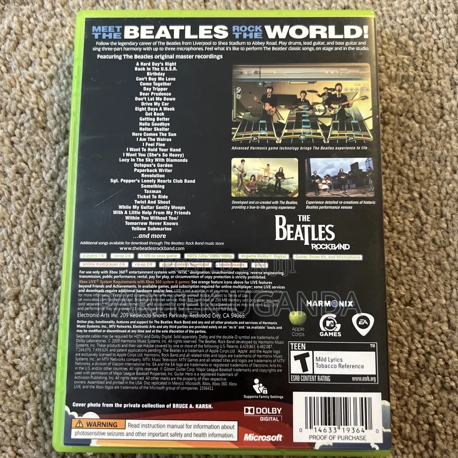The Beatles Rock Band Xbox 360