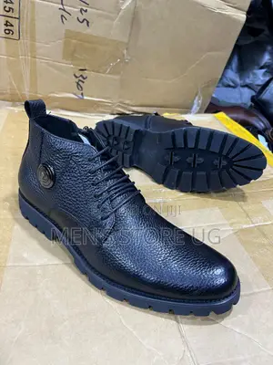 Louis Vuitton Gentle Casual Authentic Genuine Leather Men’S Boots