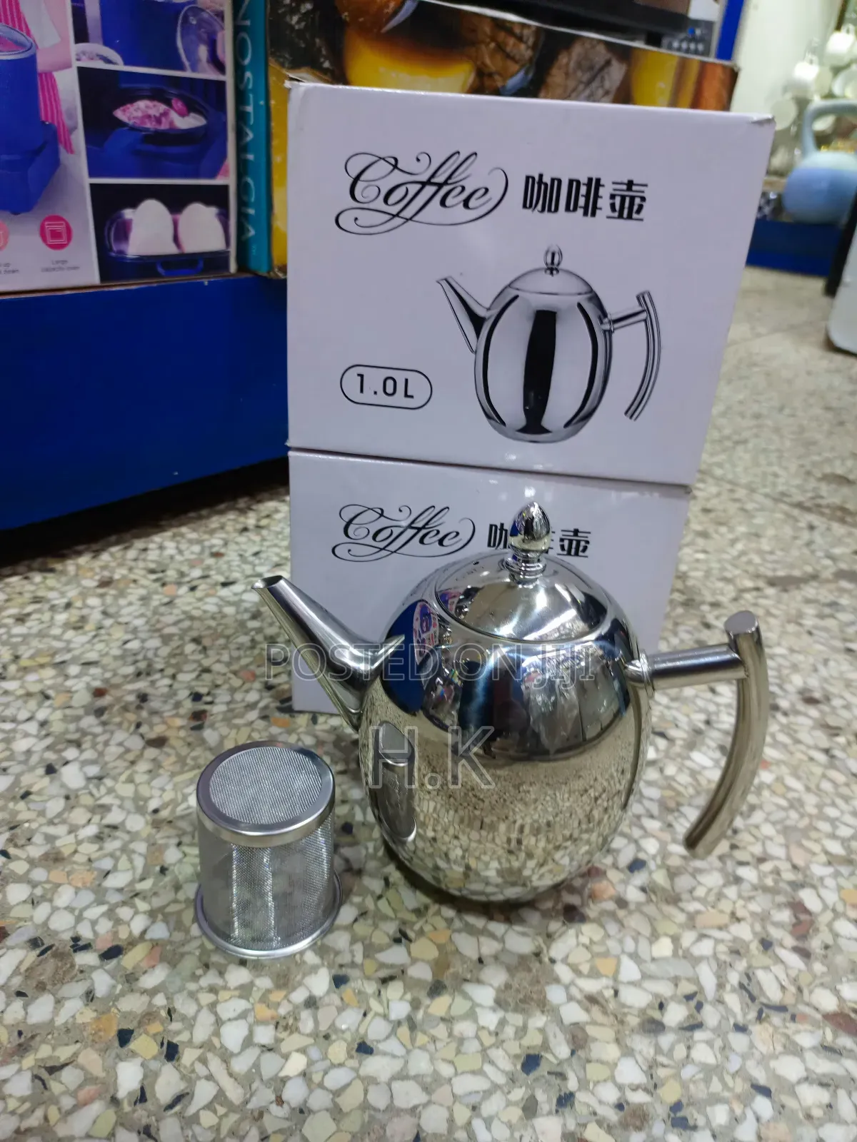 1l Stainless Steel Coffee Pot