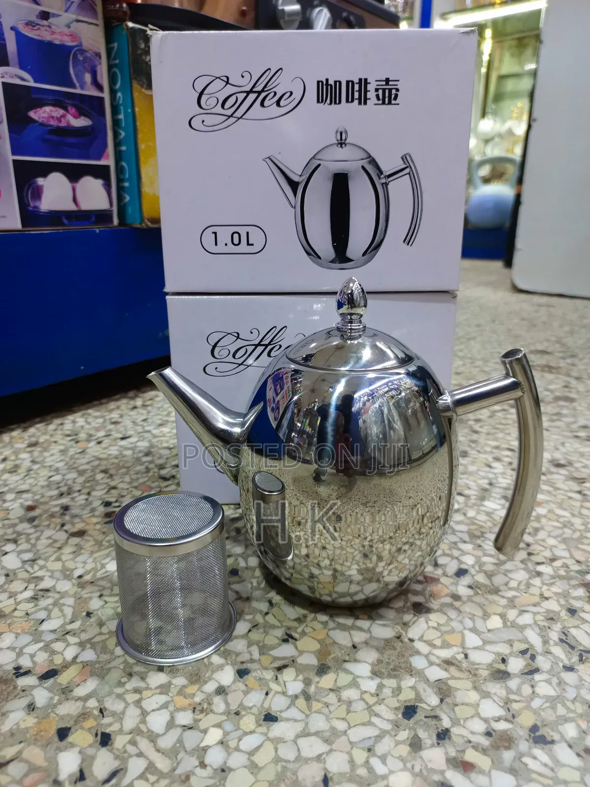 1l Stainless Steel Coffee Pot