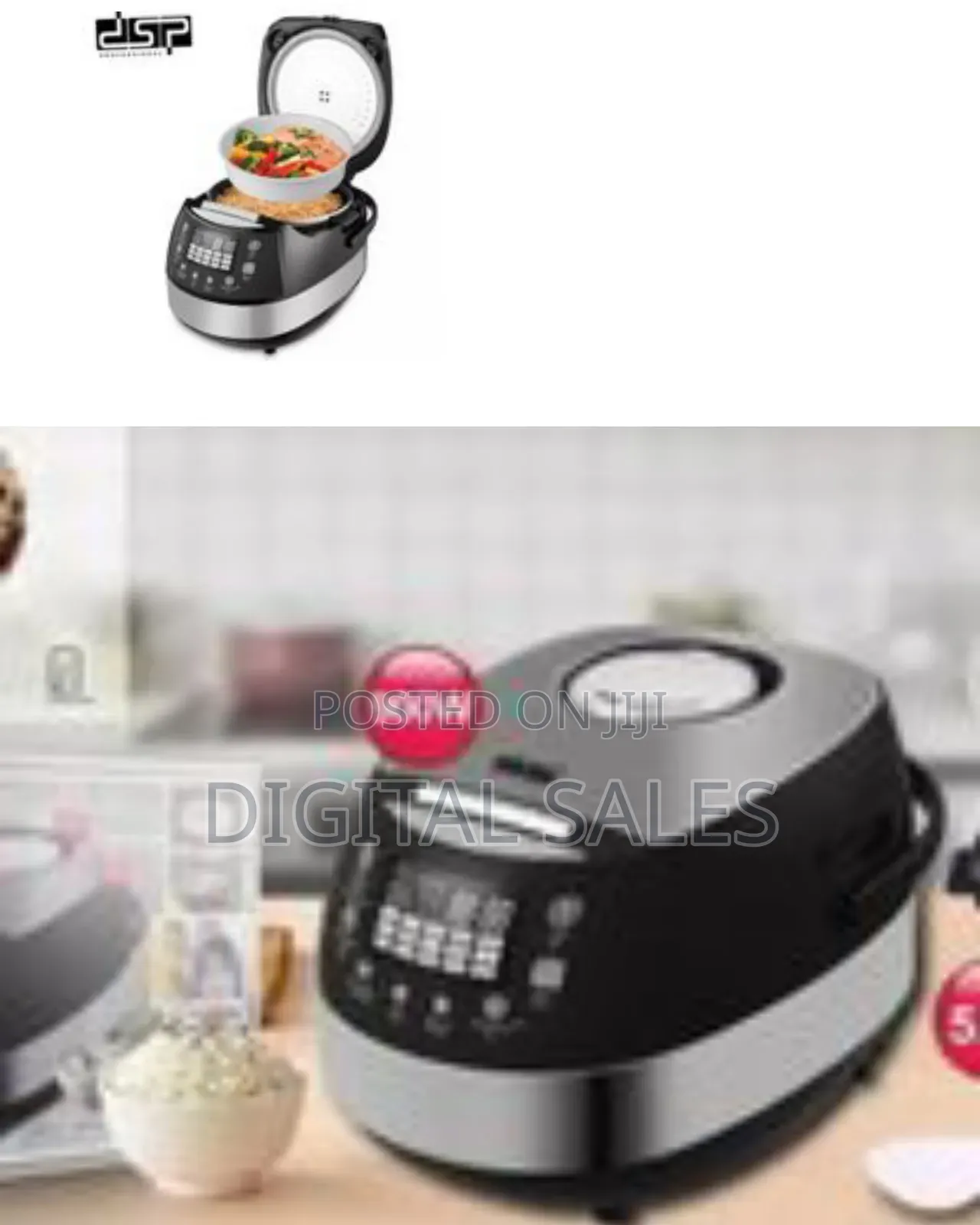 DSP 5 Litre Digital Smart Steam Multifunction Rice Cooker