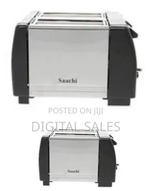 Saachi 4 Slice Bread Toaster, Silver