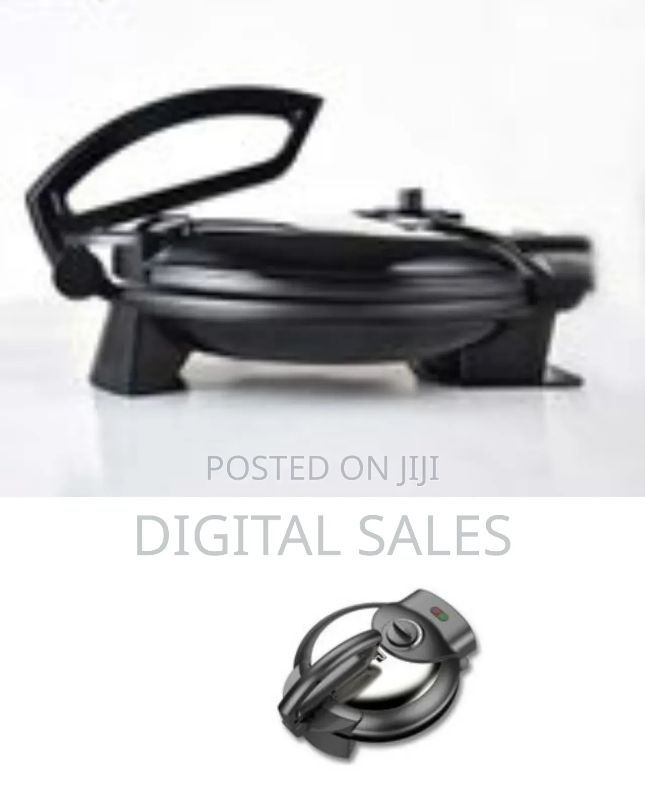 DSP Non Stick Chapatti Roti Tortilla Pizza Maker Plate- Black