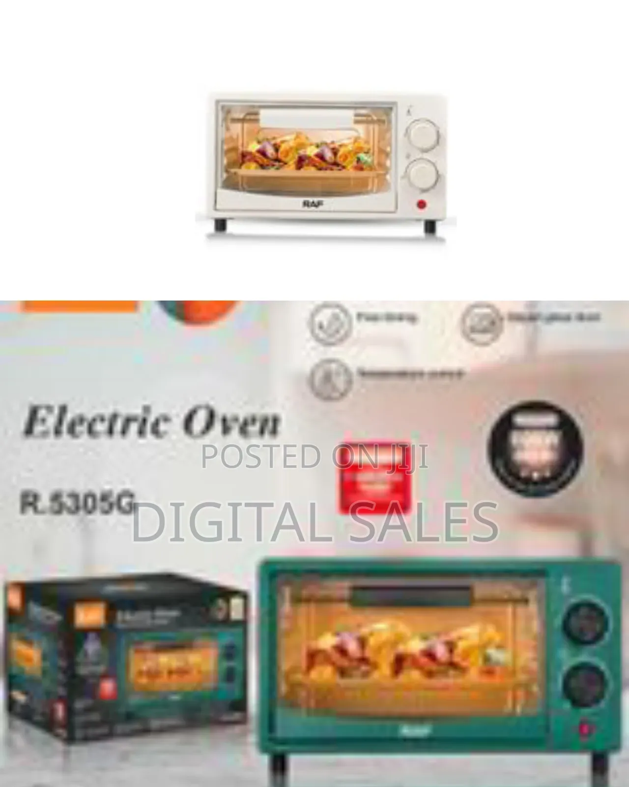 Raf 12 Litre Multifunctional Small Electric Oven Household Grilling
