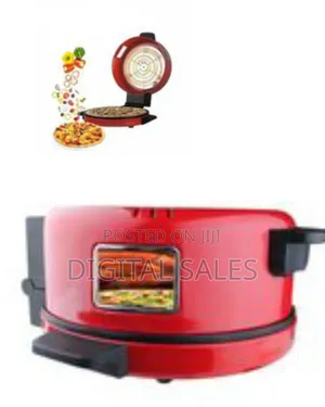 DSP Pizza/Roti/Breadmaker Electric Pan Grill Roaster-Red.
