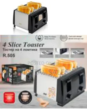Raf Fast Breakfast 4 Slice Electric Breakfast Maker High Quality