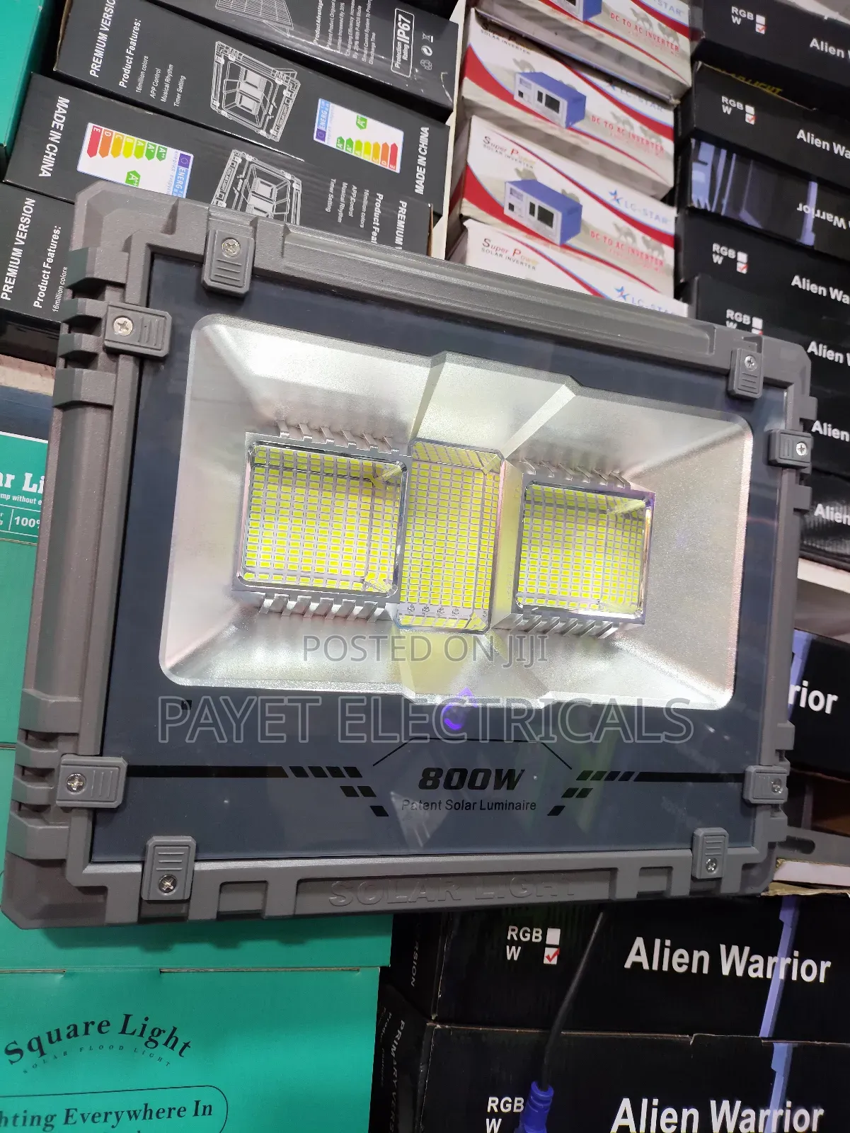800watts Solar Flood Light for Alien Warrior