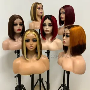 Bob Glueless Human Hair Pre Plucked 6×4 Hd Lace 12inch Wigs