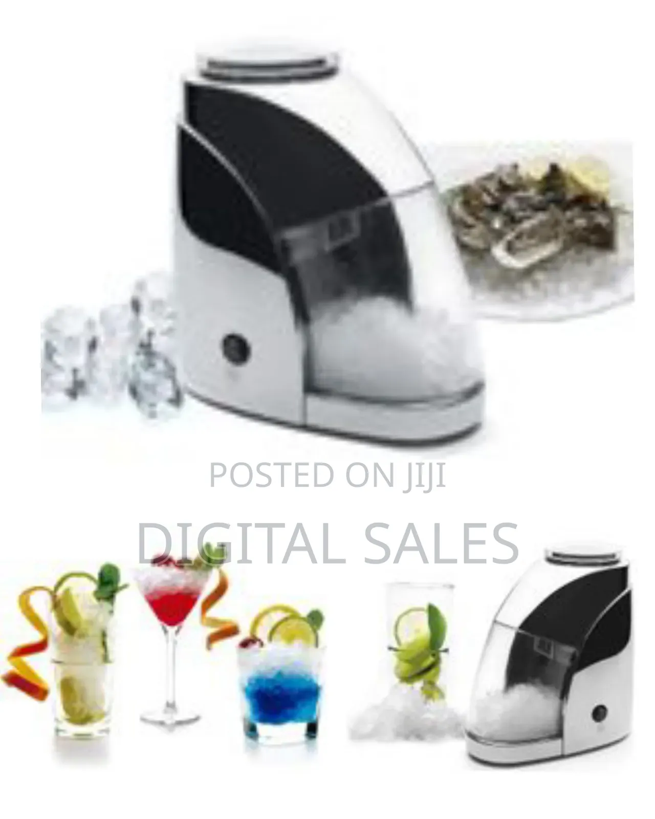 Electric Ice Crusher-clear