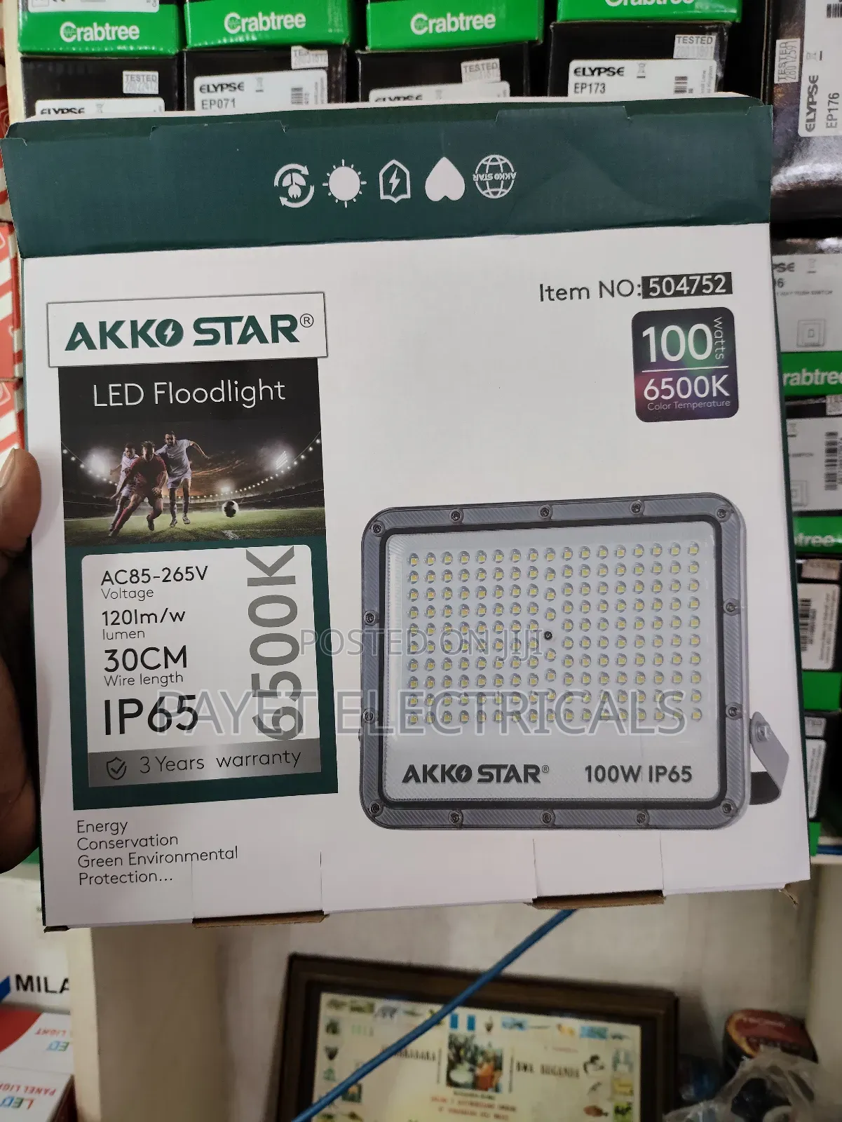 Akko Star 100watts Flood Light Original