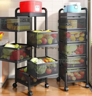 5 Tier Rotating Kitchen Rack/ Vegetable Organizer