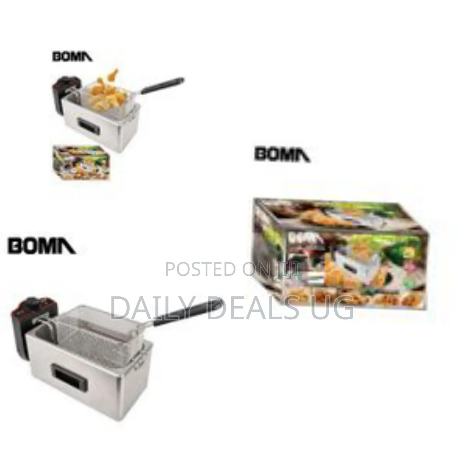 Boma 3l Oil Chips Chicken Deep Fryer With Removable Bowl Thermostat