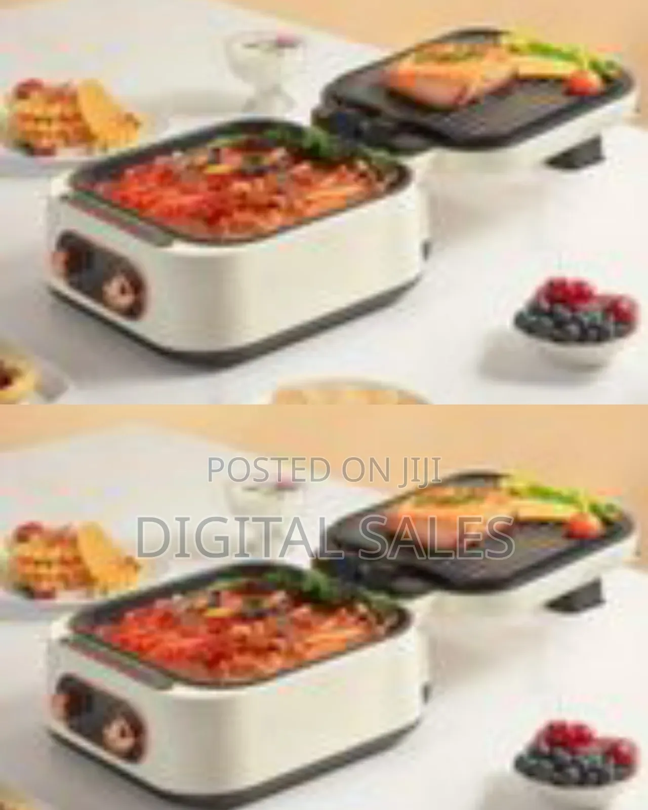 Electric Steak Pancake Pizza Oven Griddle Bake Pan Deepen Crepe Maker