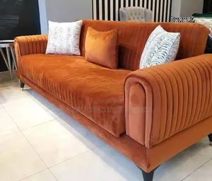 Orange  Classic 3 Seater