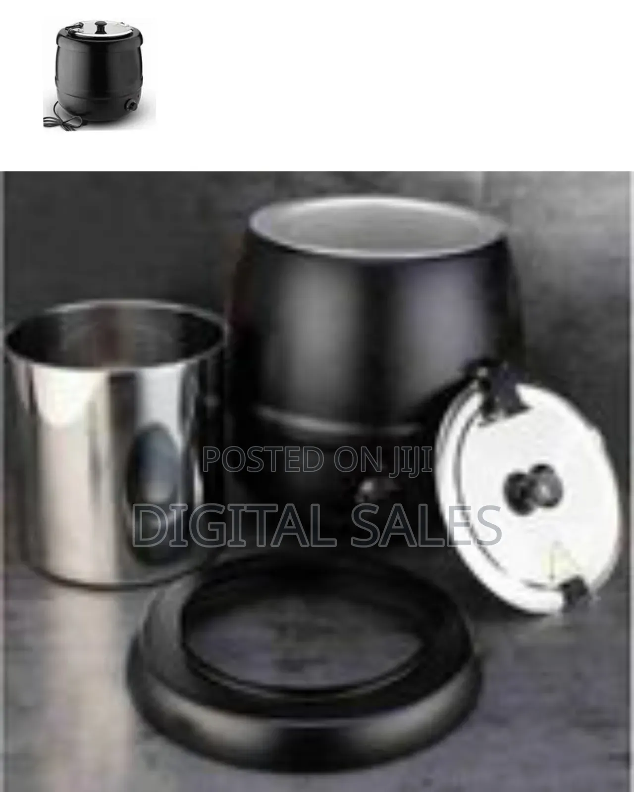 10l Commercial Electric Buffet Soup Warmer Kettle Pot