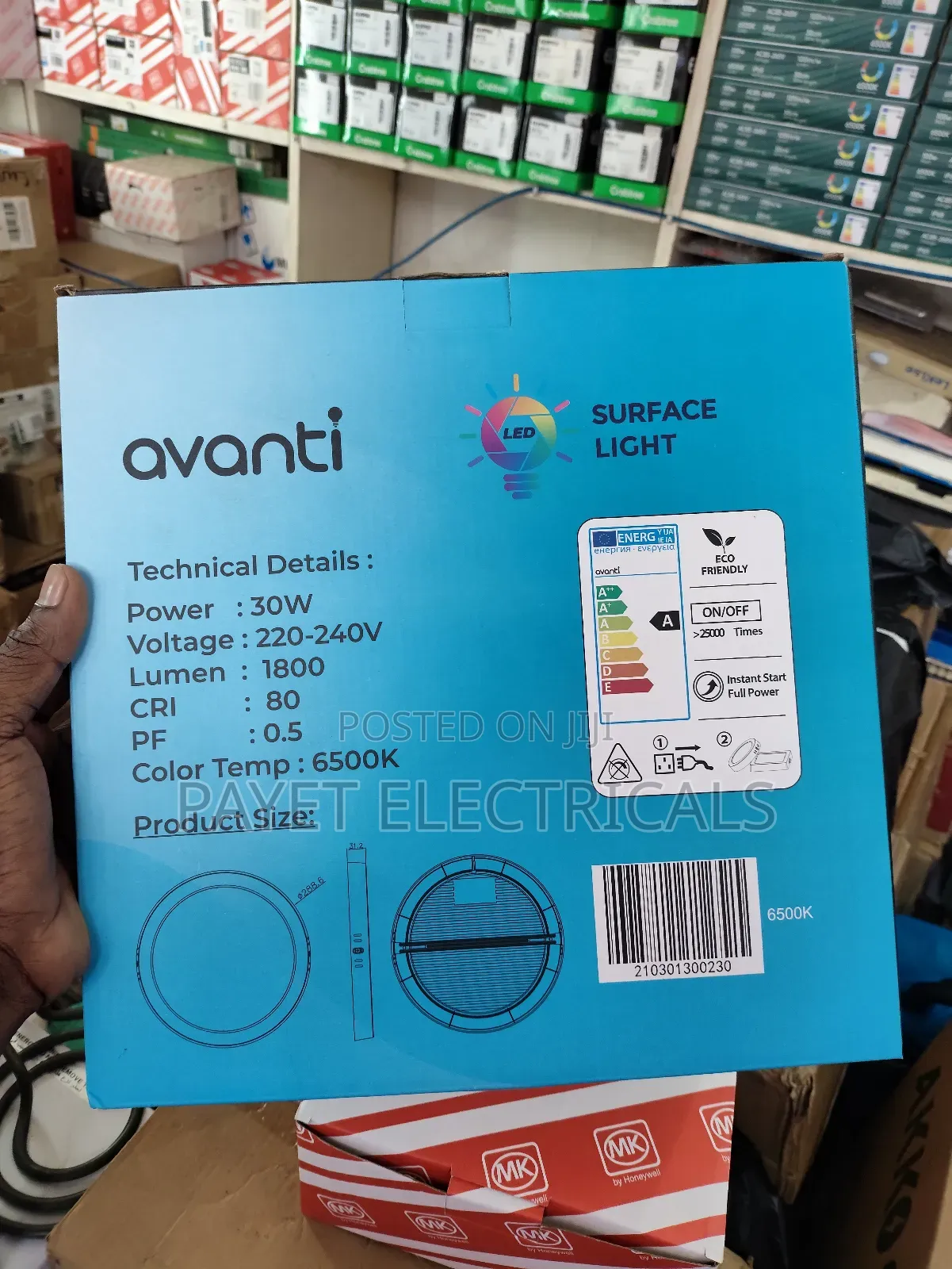 Avanti Led Surface Light for 30watts
