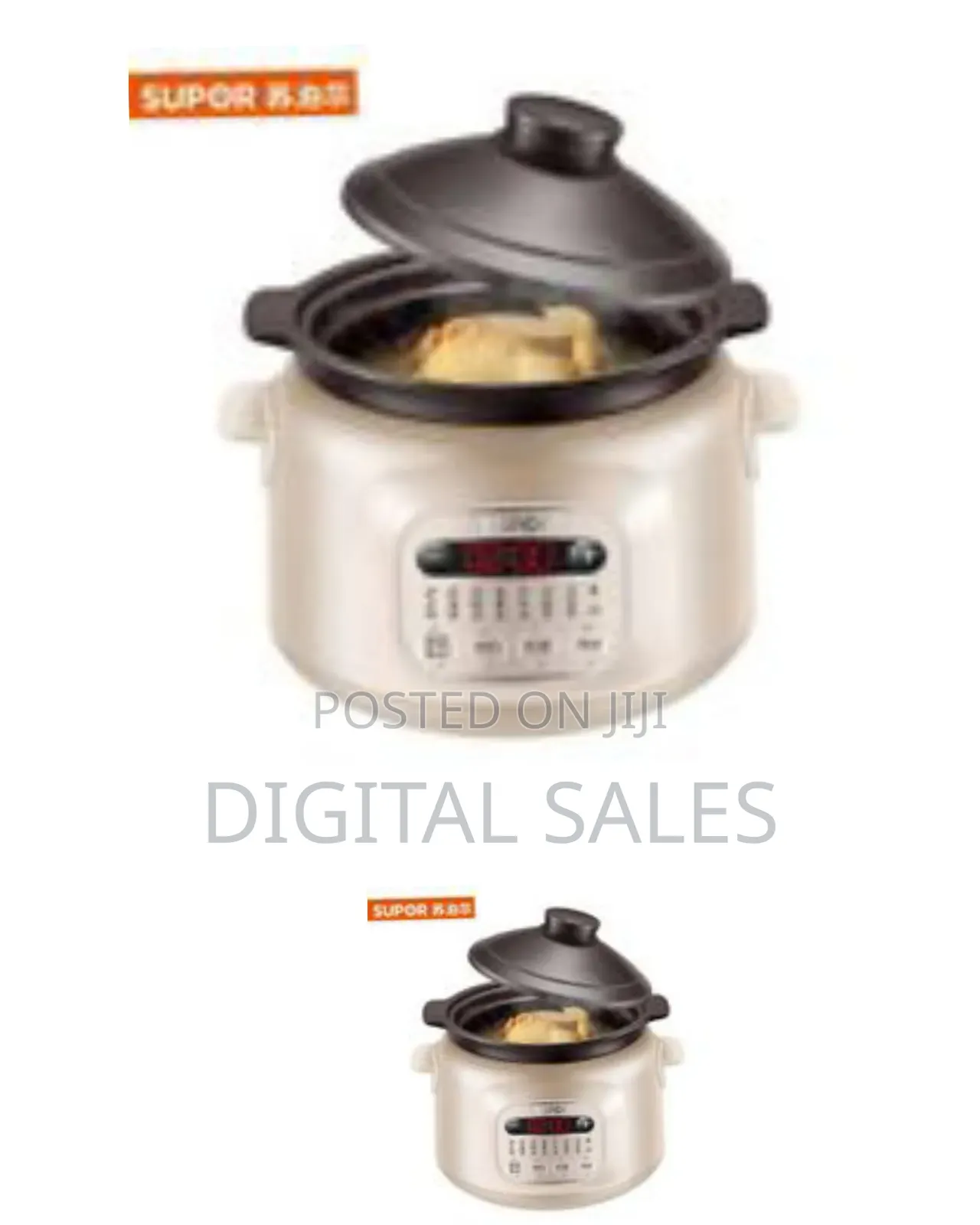 Purple Sand Stew Slow Cooker Home 3l Electric Stew Pot Intelligent