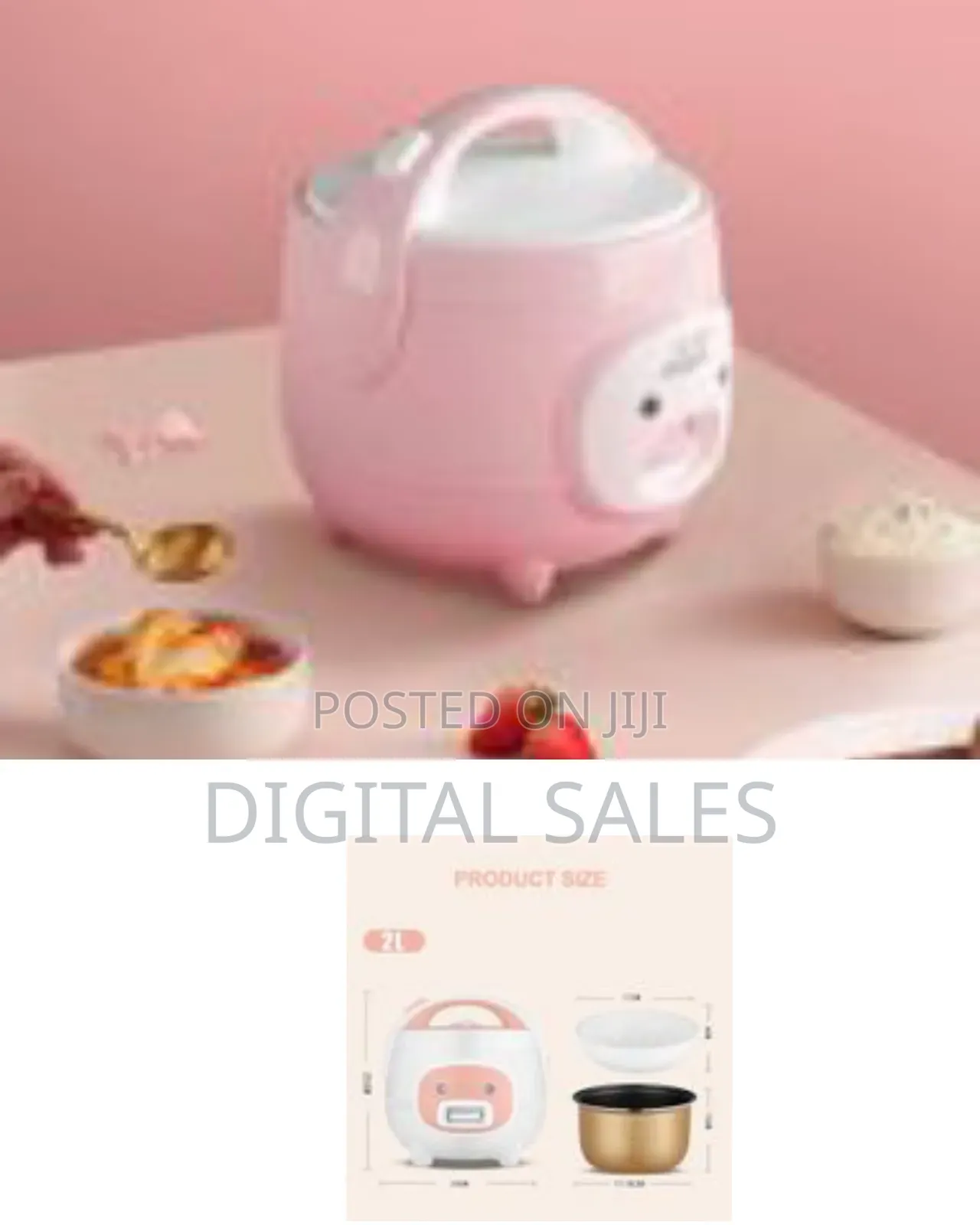 Boma Alloy Non-Stick Liner Rice Cooker and Steamer Small Multi C
