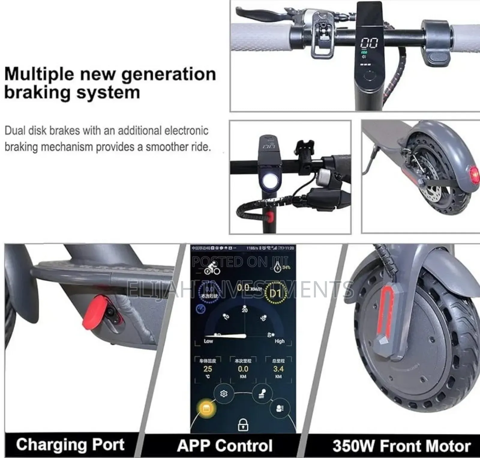 Adult Electric Rechargeable Smart Scooter
