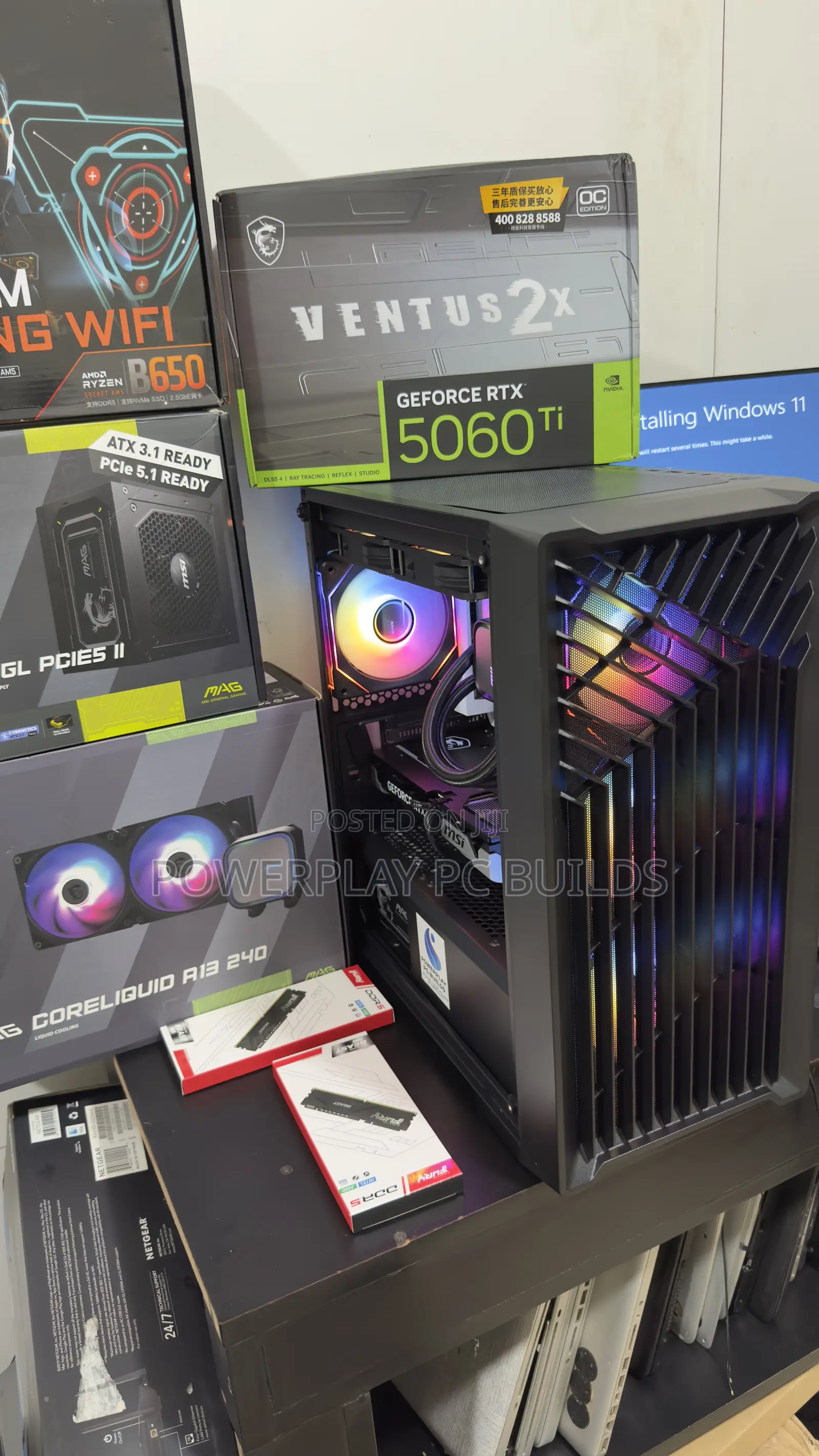 New Desktop Computer 64GB AMD Ryzen 9 HDD+SSD 4T