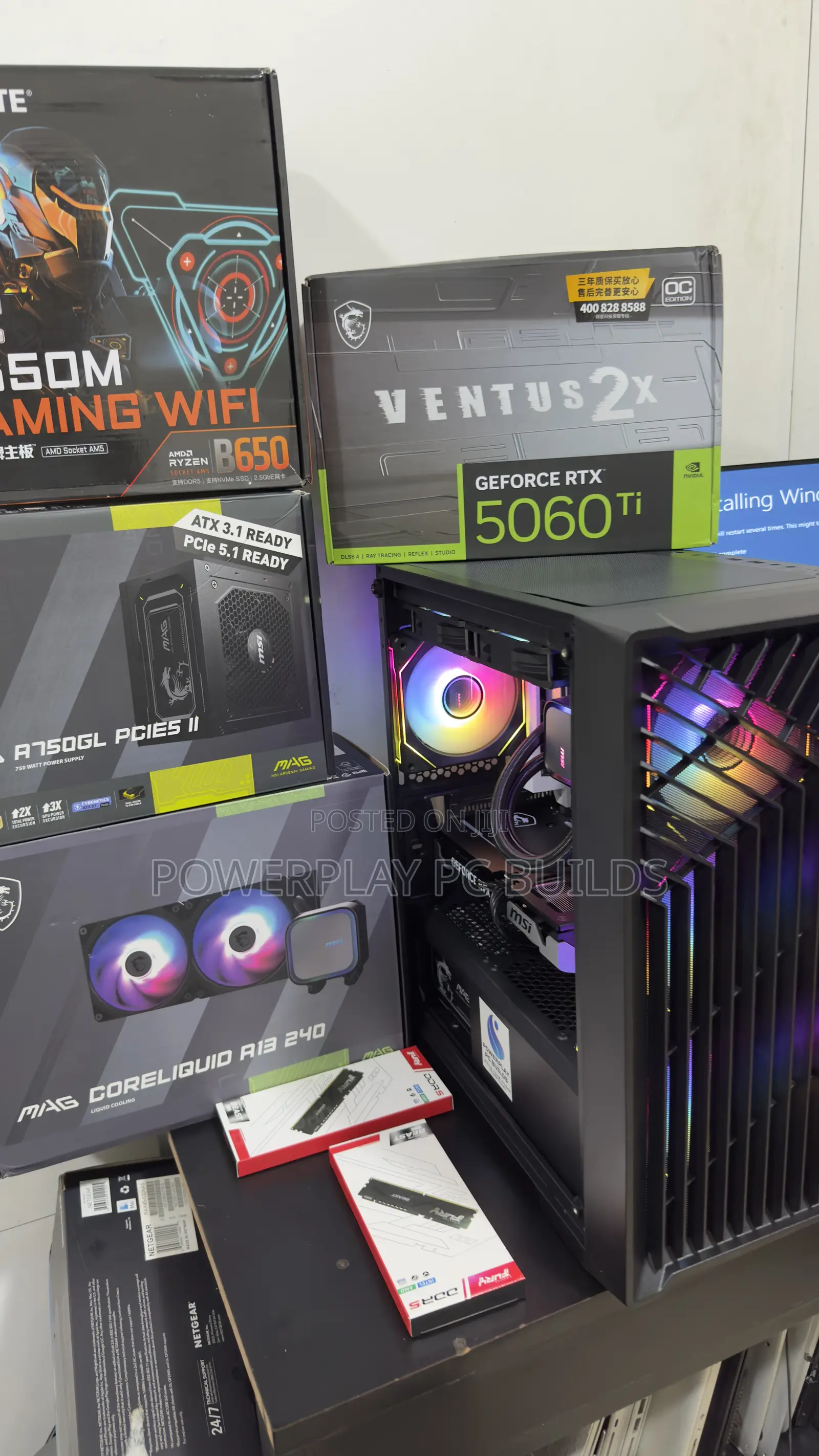 New Desktop Computer 64GB AMD Ryzen 9 HDD+SSD 4T