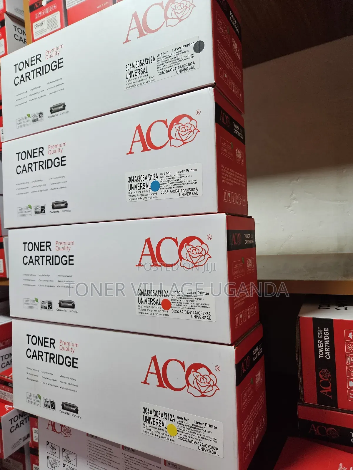 305a Toner Cartridge Set For Use In Hp Laserjet Pro:300, Mfp,400, 400