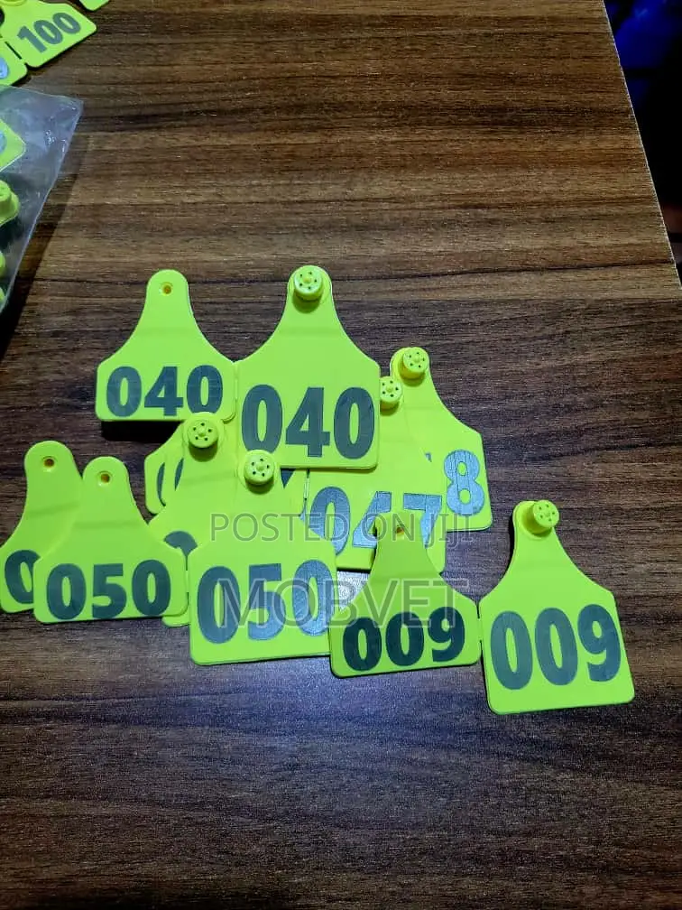 Double-Sided Ear Tags for Cattle Goats and Pigs