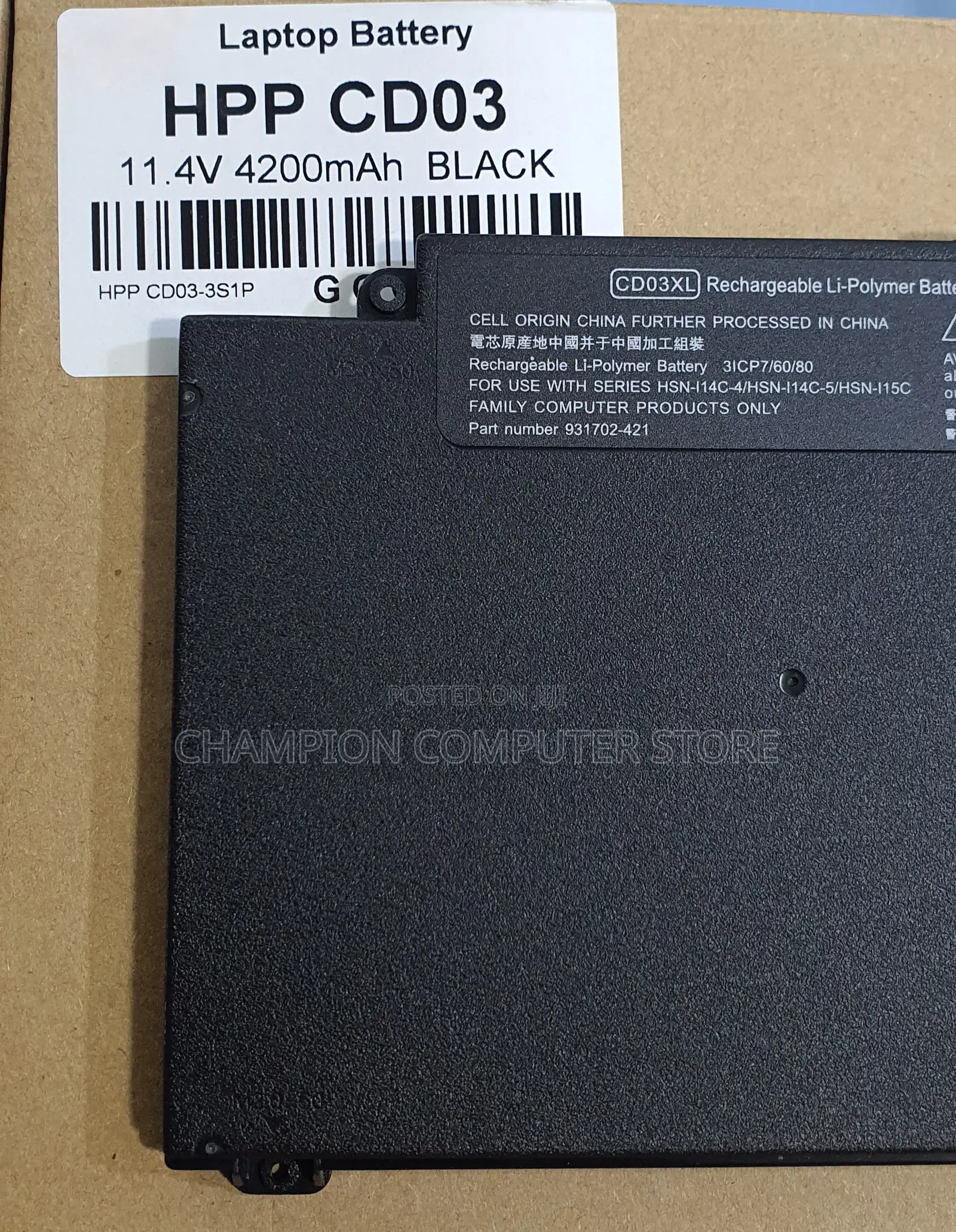 Hp Cd03xl for Probook 640 645 650 G4 G5 650 G7 Series HSTNN-Lb8f HSTNN