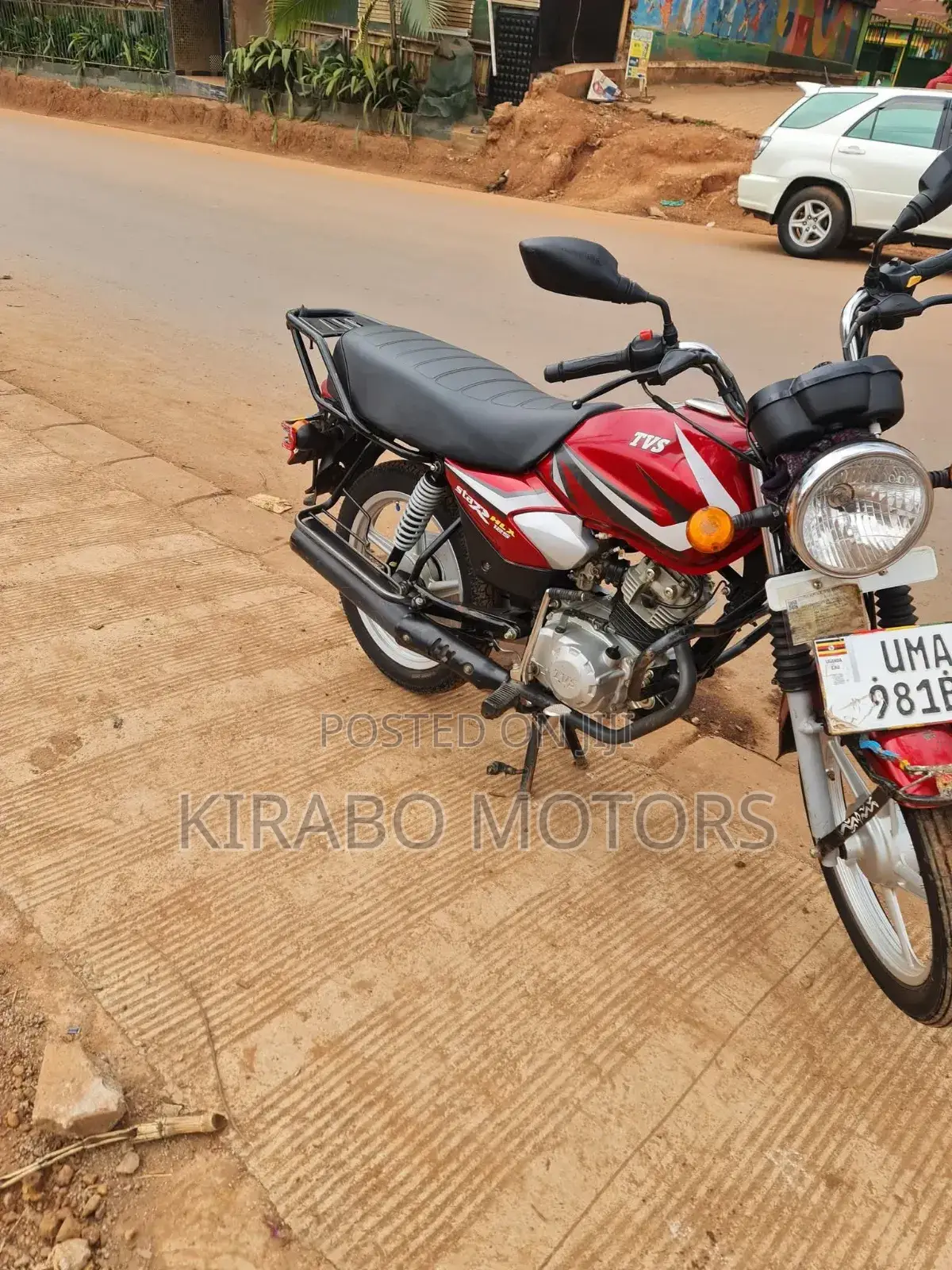 New TVS HLX 125 2025 Red