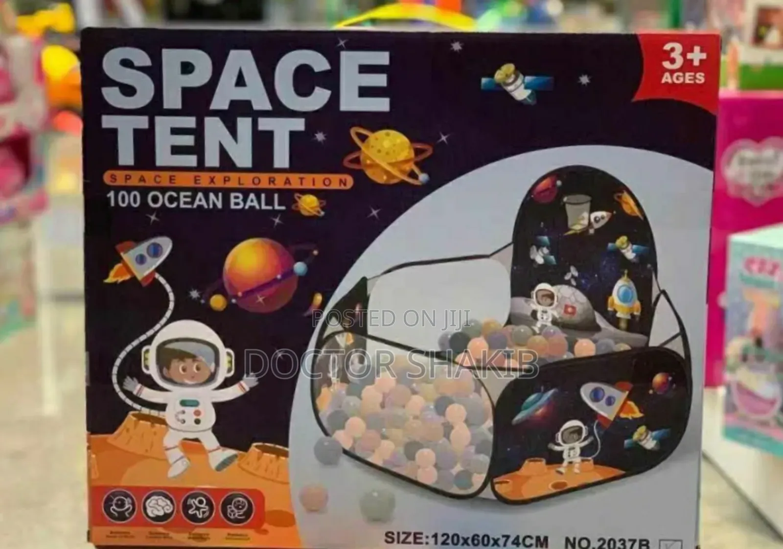 Affordable Kids Pop Up Space Play Tent With 100 Balls