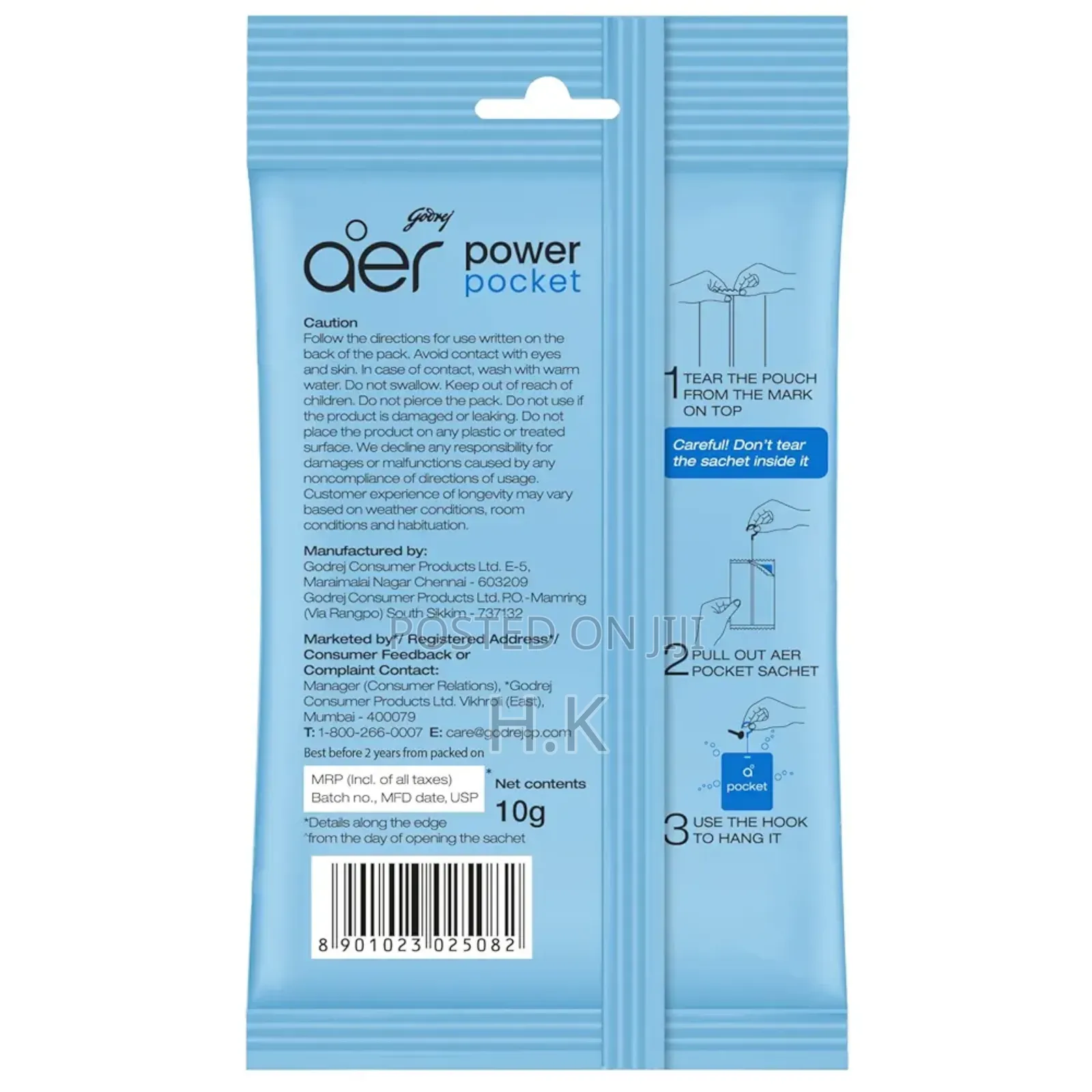 Godrej Aer Power Pocket Bathroom Fragranc