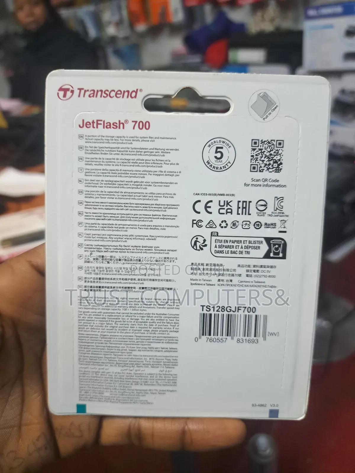 128gb Flash Transcend