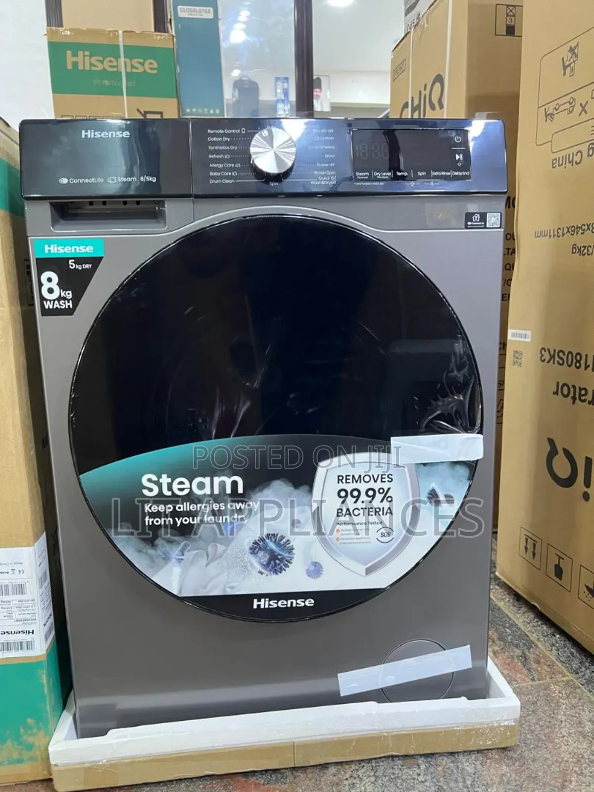 Hisense Wash and Dry Washing Machine With 10years Warranty.