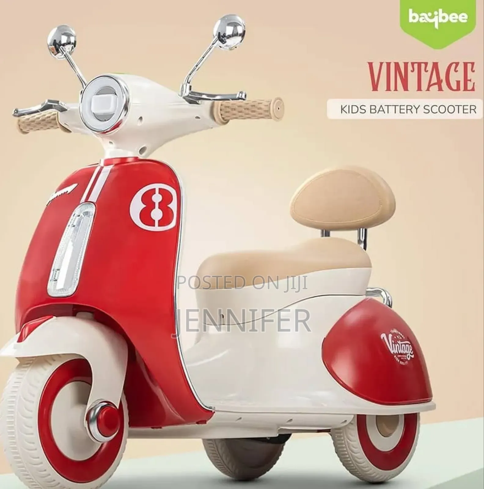 Kids Vespas Style Scooter