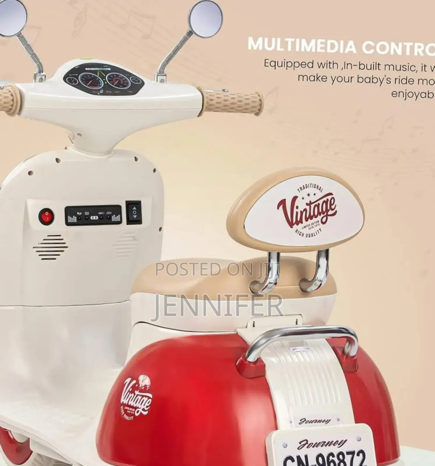 Kids Vespas Style Scooter
