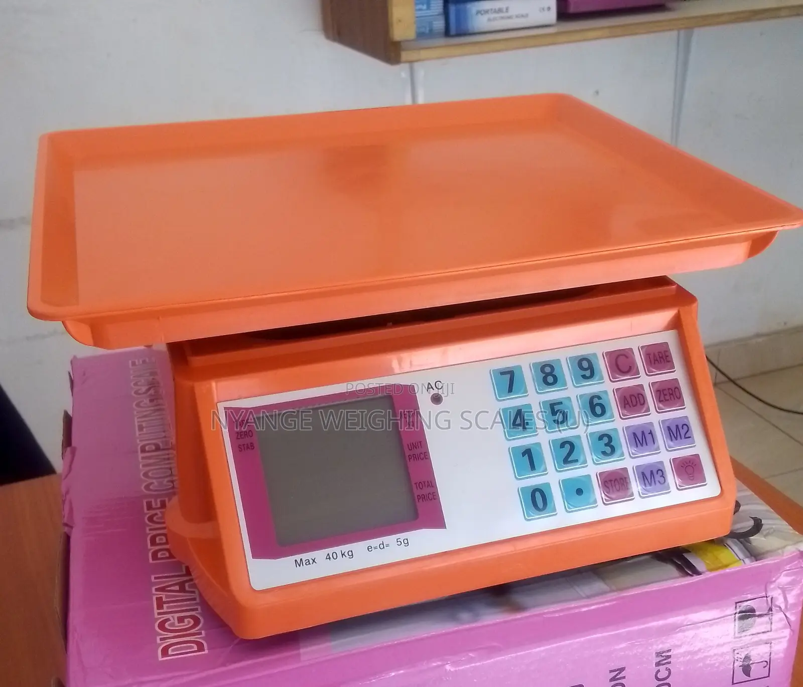 Digital Weighing Scale Commercial Weigh Table Top Weighing Scale 40kg
