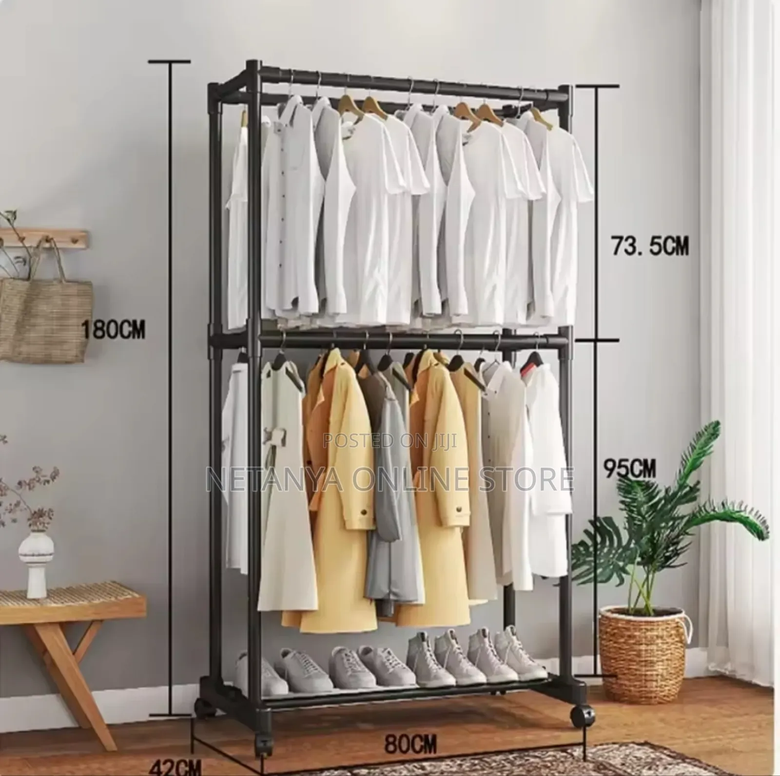 Heavy Duty Home And Boutique Clothes Rack